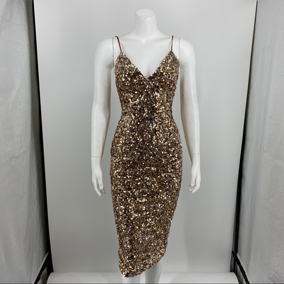 shona joy faye cocktail midi dress Shona Joy - Faye Cocktail Midi Dress
